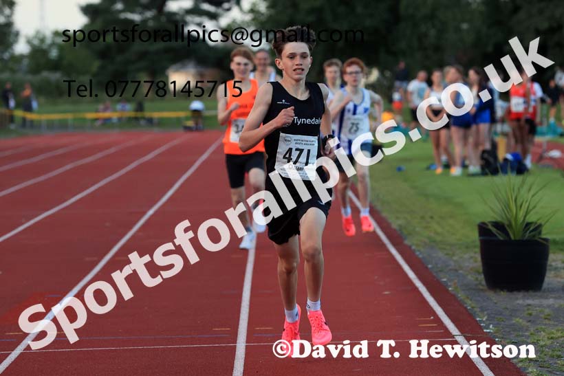 800 metres, 2024 NEGP 6, Monkton Stadium,  Wednesday, August 14th.  Photo: David T. Hewitson/Sports for All Pics